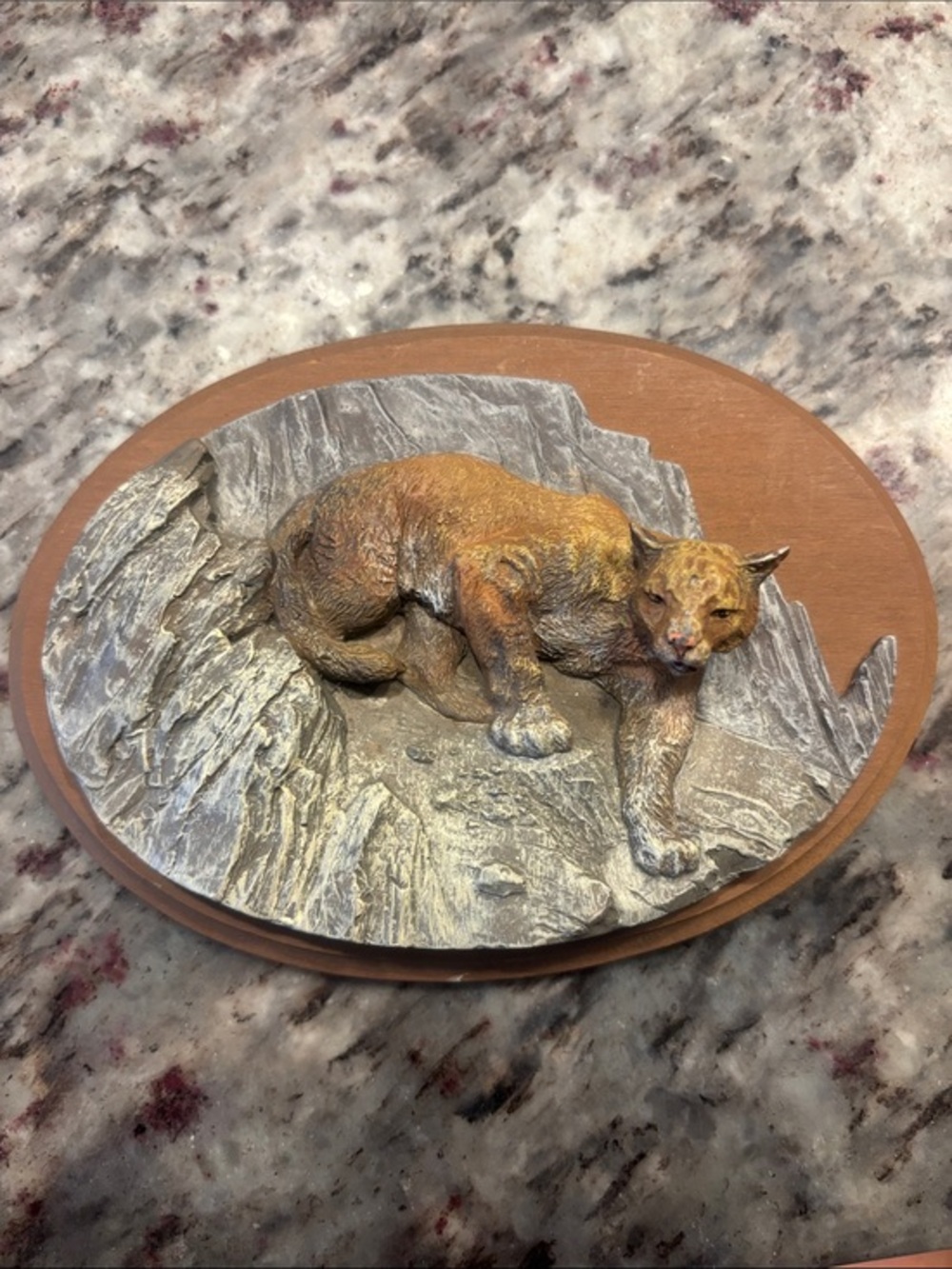 1987 Avon collectibles mountain lion 3D wall art/ decor